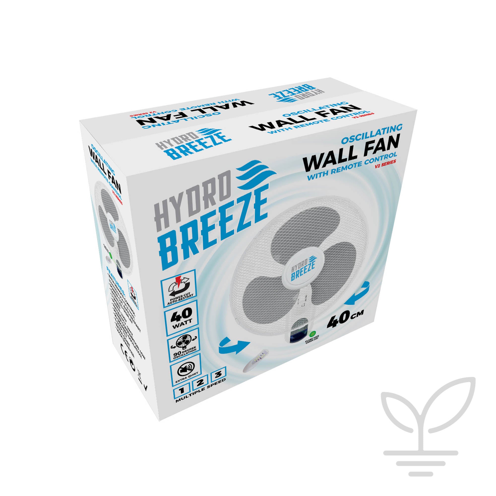 Hydro Breeze Wall Fan with Controller