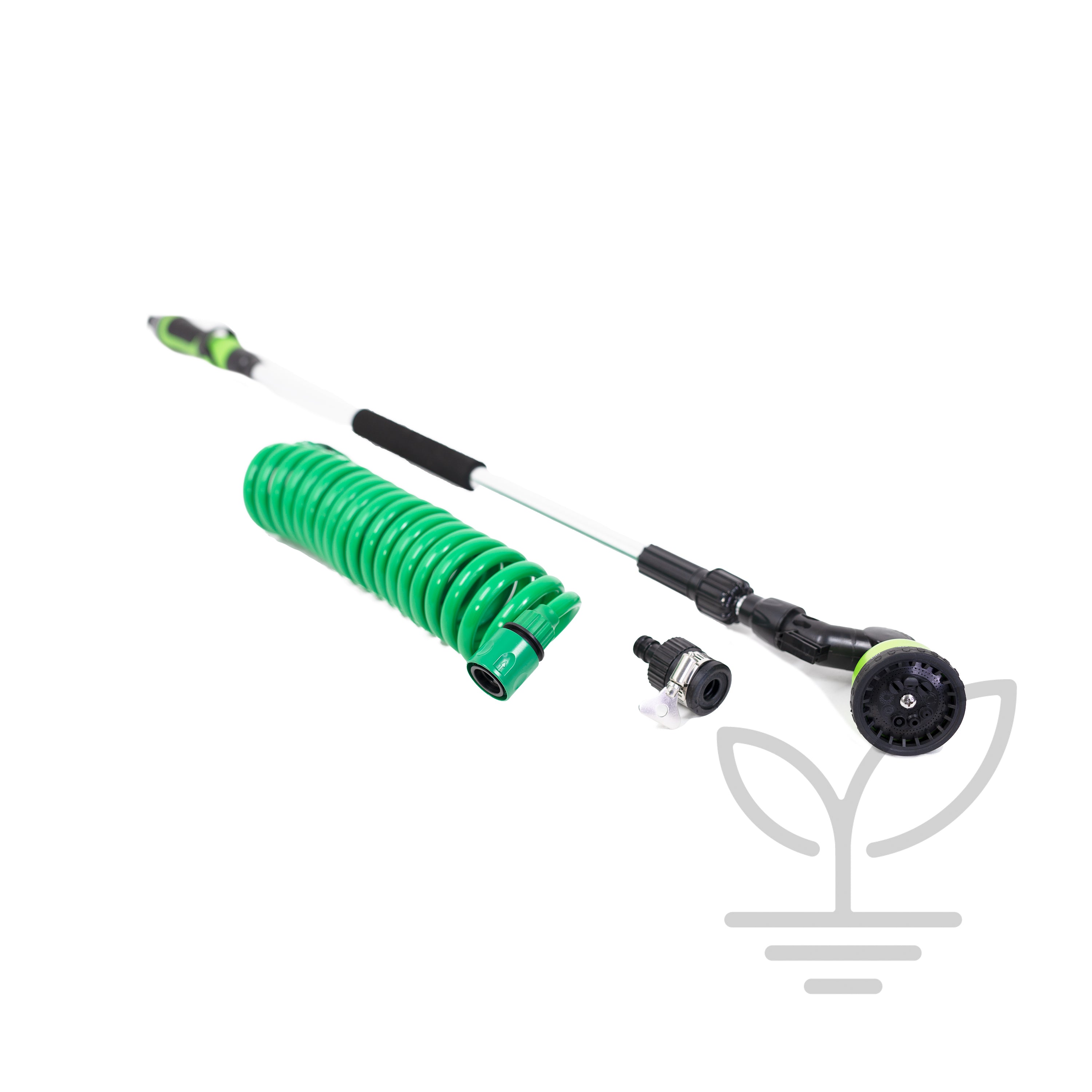 Telescopic Watering Wand w/ 9 Function Spray Nozzle