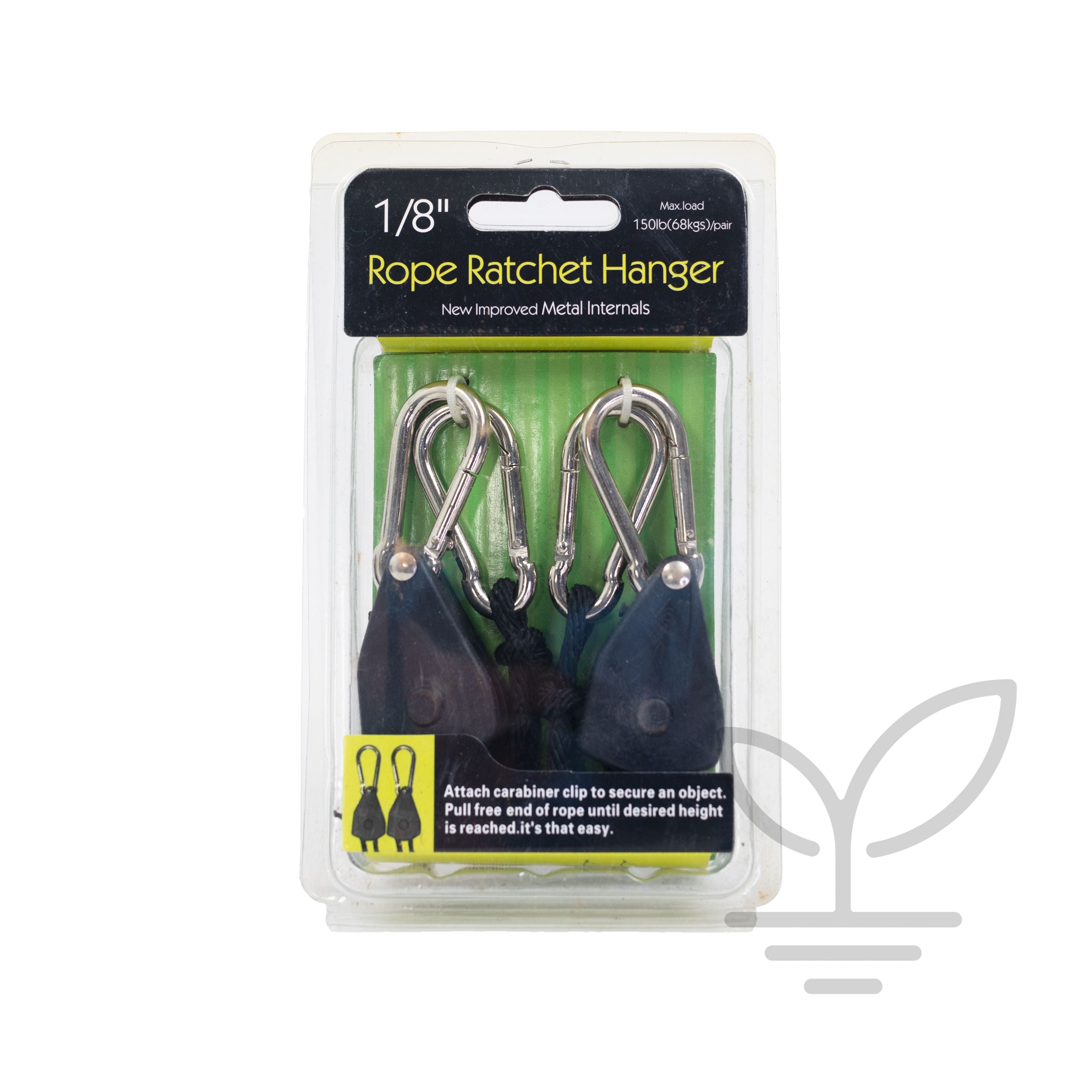 1/8" Rope Ratchet Hangers - 2 pack